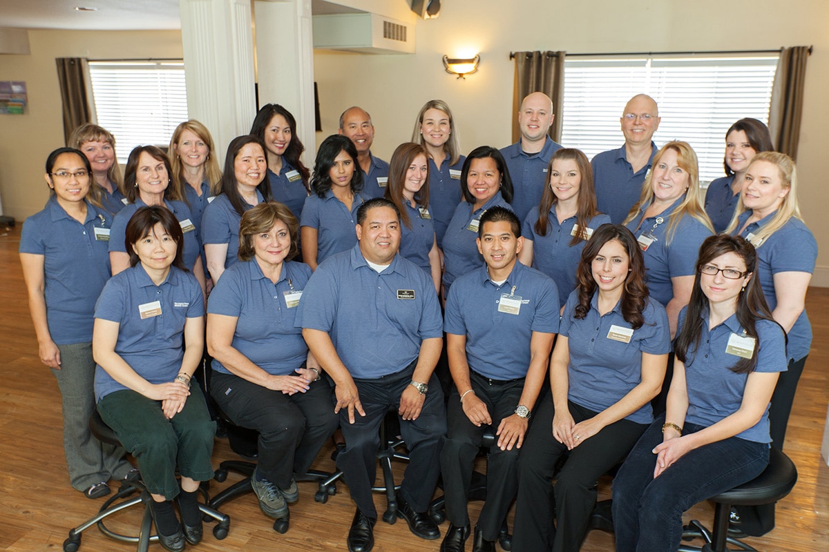 several caregivers and staff at Roseville Care Center